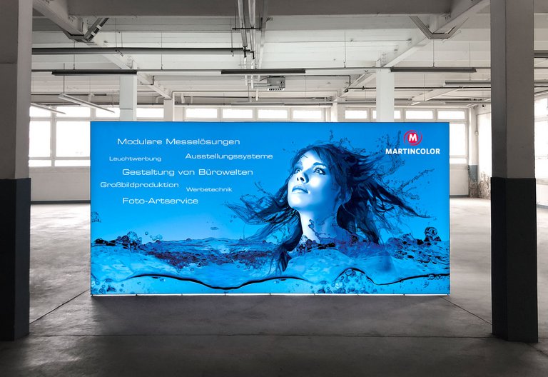 LED exhibition stand - GRID Lightbox