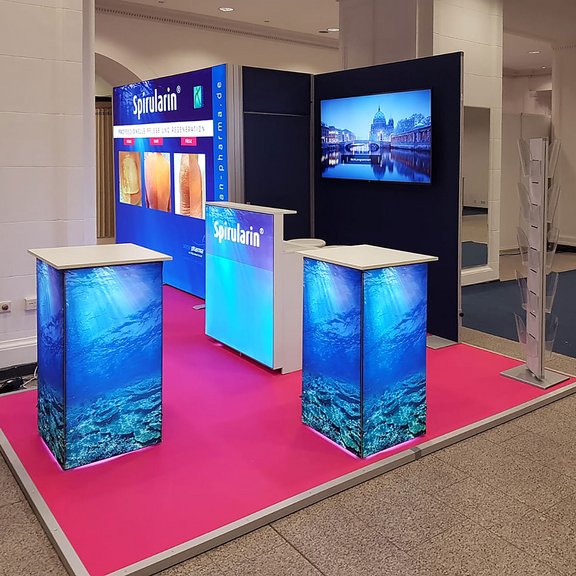 LED Messestand - OCTAlumina + OCTAwall - ocean pharma GmbH LED Messestand - OCTAlumina + OCTAwall - ocean pharma GmbH