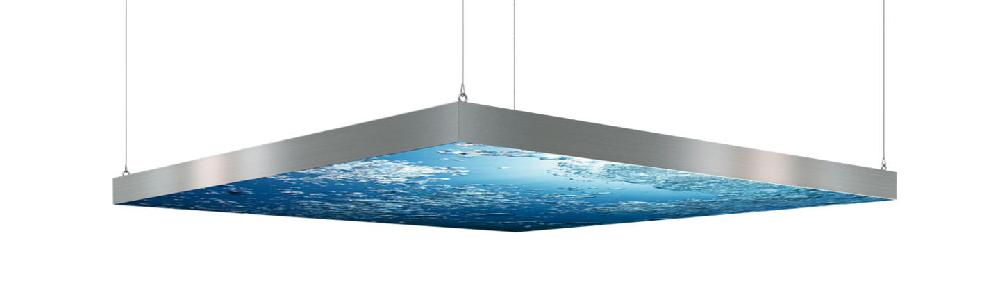 LED Messestand - OCTAlumina Deckenabhängung LED Messestand - OCTAlumina Deckenabhängung