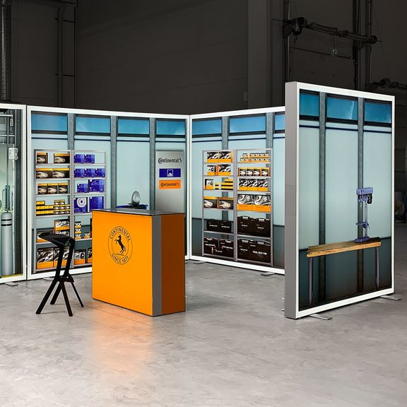 LED Messestand - ALU STAR - Continental LED Messestand - ALU STAR - Continental