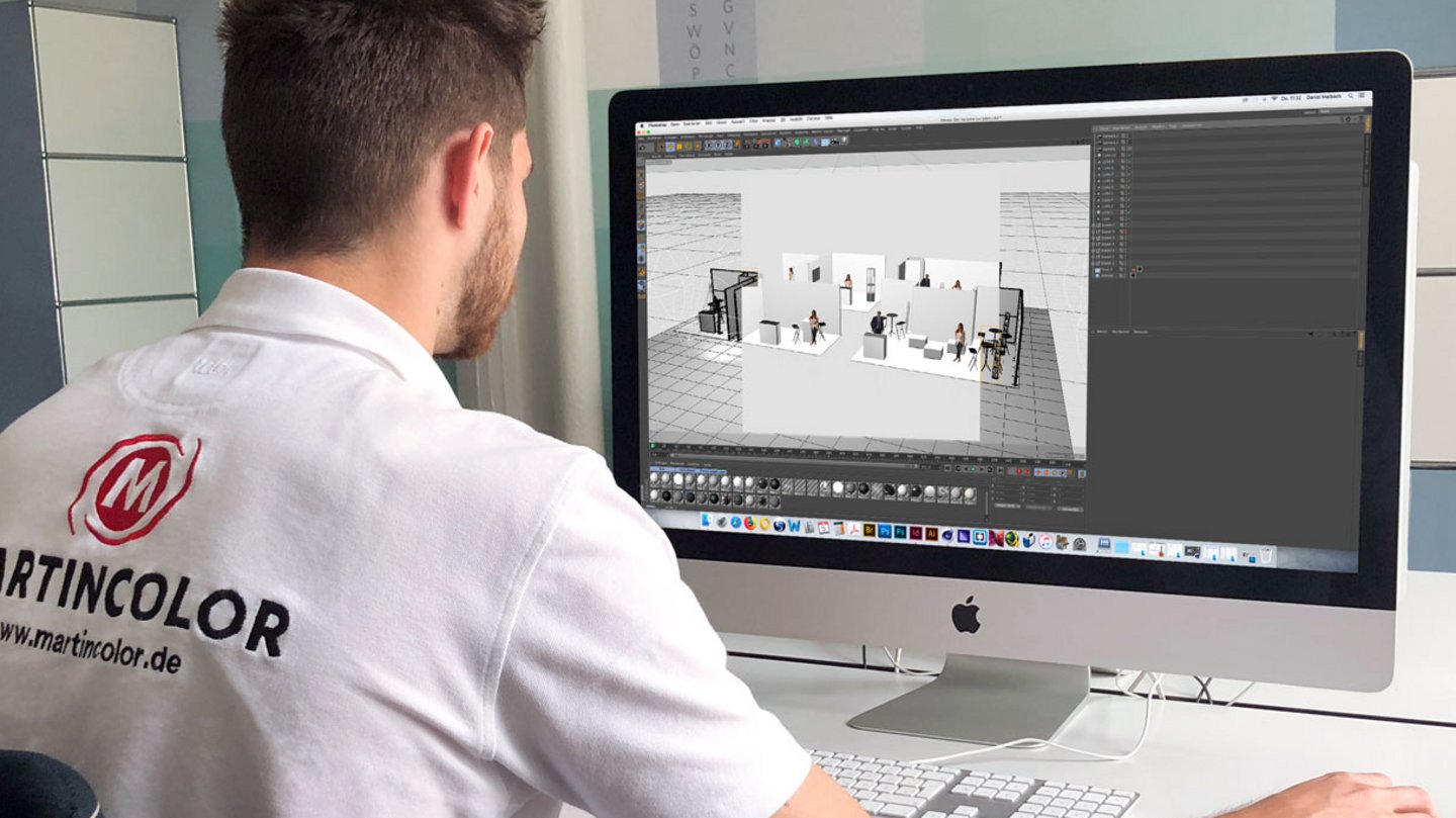 3D-Messestandplanung 3D-Messestandplanung