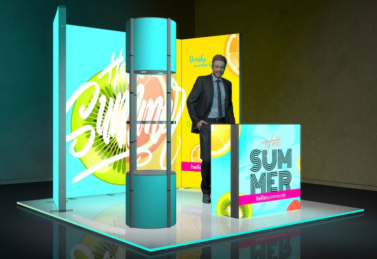 LED Messestand - Messe-Set 3x3 m LED Messestand - Messe-Set 3x3 m