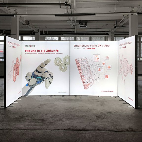 LED Messestand - ALU LightUp - Comline AG LED Messestand - ALU LightUp - Comline AG