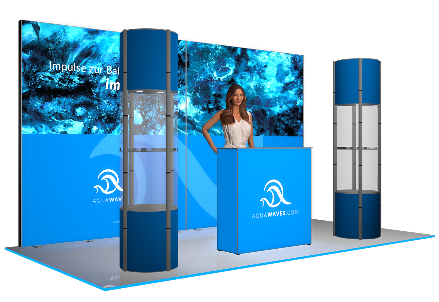 LED Messestand - Messe-Set 4x2 m LED Messestand - Messe-Set 4x2 m