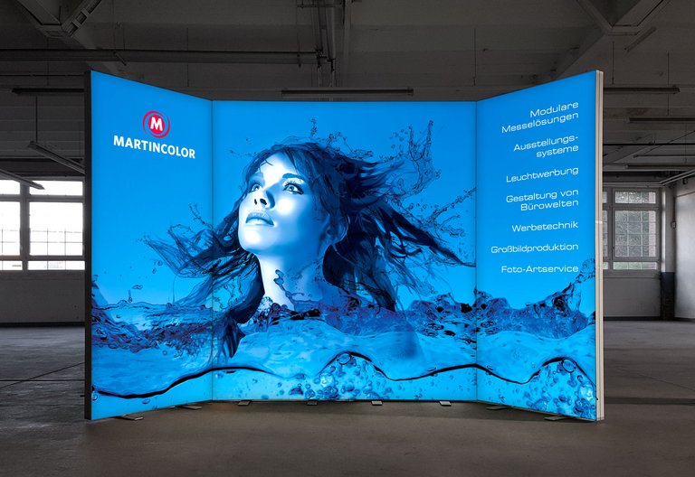 LED exhibition stand - ALU LightUp