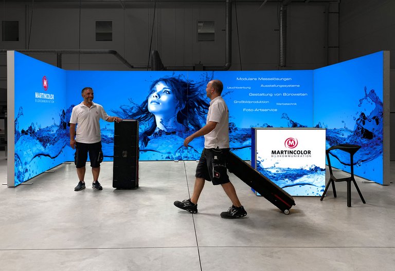 LED exhibition stand - ALU STAR