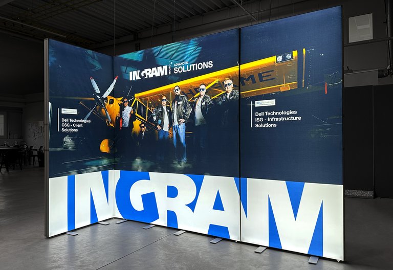 Stand de exposición LED - ALU LightUp - Ingram Micro Distribution GmbH Stand de exposición LED - ALU LightUp - Ingram Micro Distribution GmbH