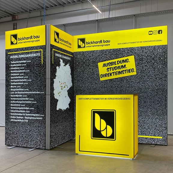 LED Messestand - ALU LightUp + GRID Lightbox Counter Premium - Bickhardt Bau AG LED Messestand - ALU LightUp + GRID Lightbox Counter Premium - Bickhardt Bau AG
