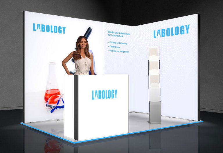 LED Messestand - Messe-Set 3x2 m LED Messestand - Messe-Set 3x2 m