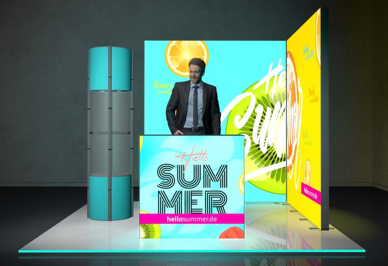 LED Messestand - Messe-Set 3x3 m LED Messestand - Messe-Set 3x3 m