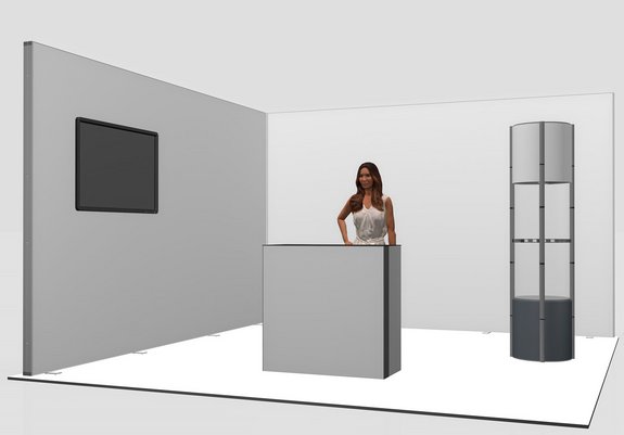LED Messestand - 3D-Planung 3 LED Messestand - 3D-Planung 3