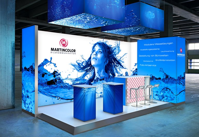 LED exhibition stand - OCTAlumina